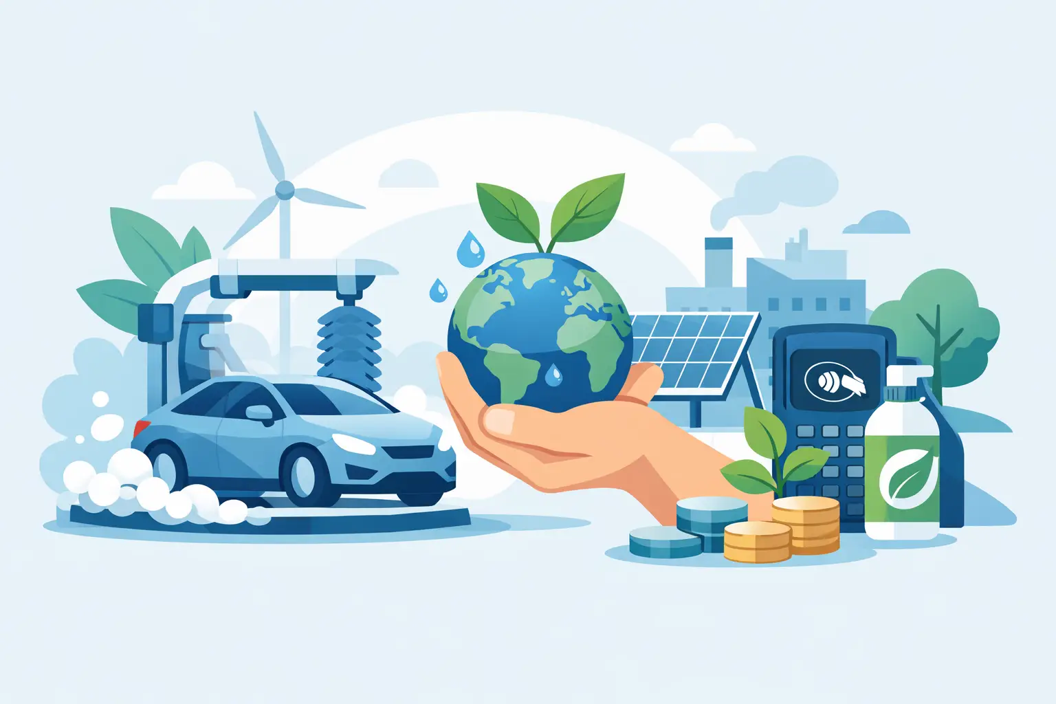 Futuro del lavado ecológico: negocio real