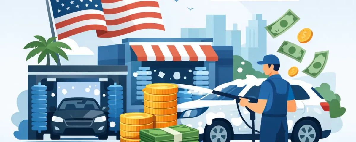 Cuánto gana un autolavado en Estados Unidos