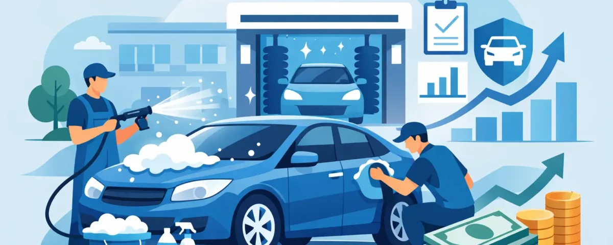 Guía negocio lavado automotriz rentable
