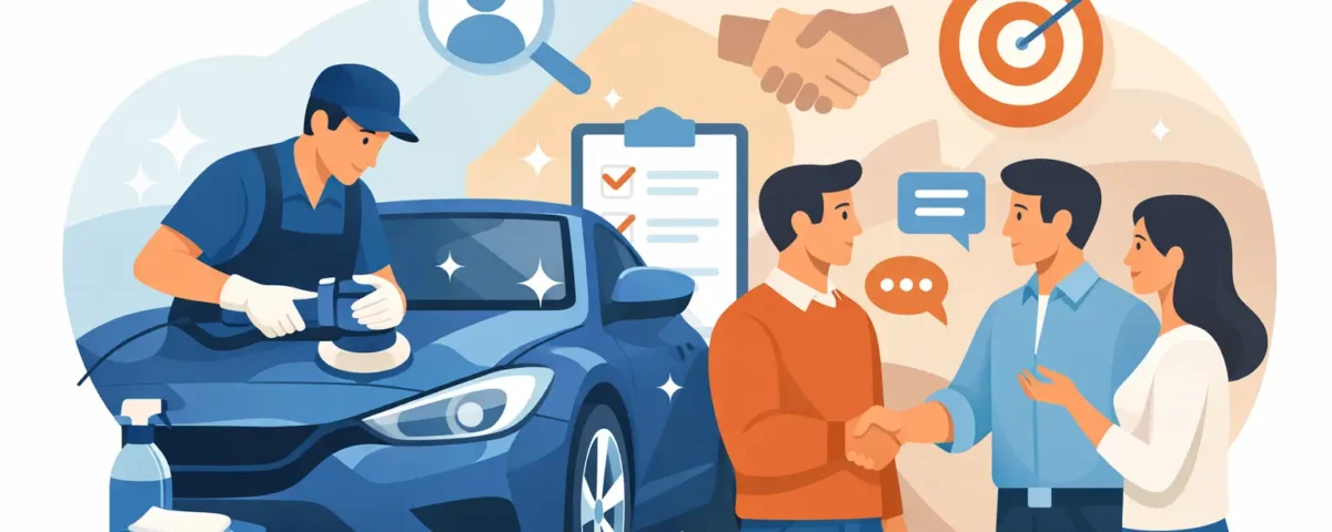 Cómo vender servicio detailing y captar clientes