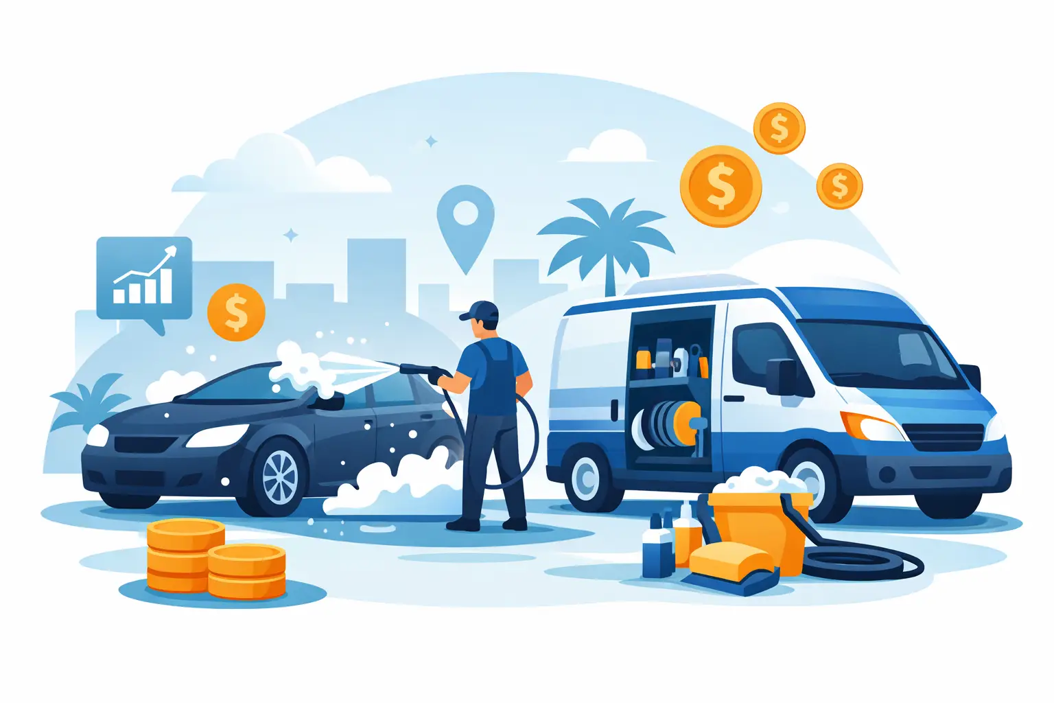 Cuánto cuesta montar autolavado móvil