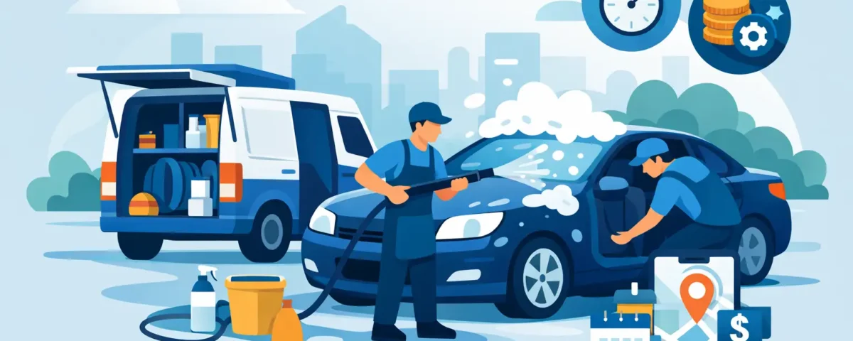 Guía para administrar un autolavado móvil