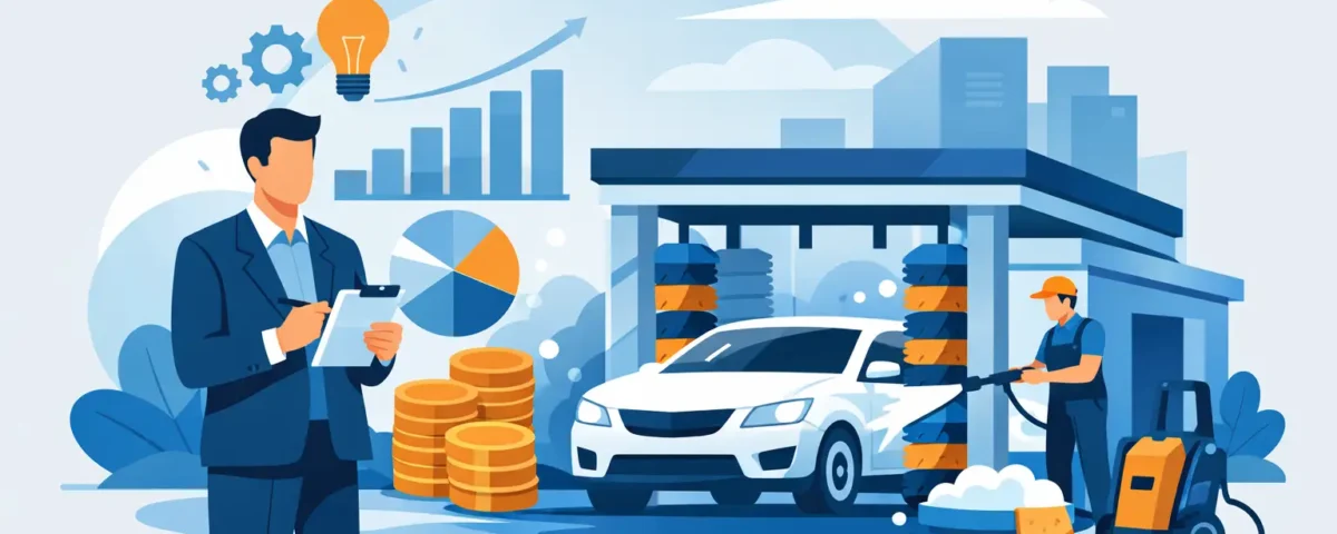 Modelo probado de autolavado para emprender