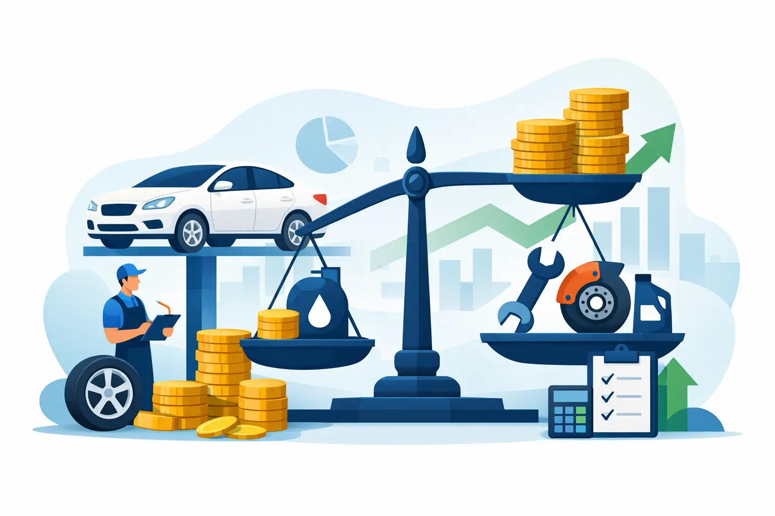 Precios de servicios automotrices para ganar más