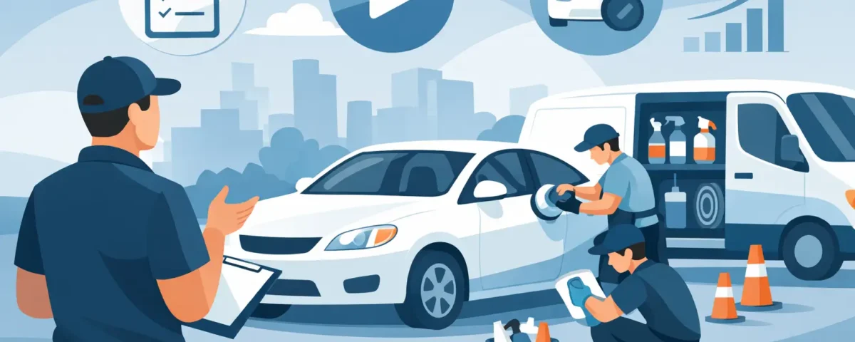 Capacitación para detailing móvil que vende