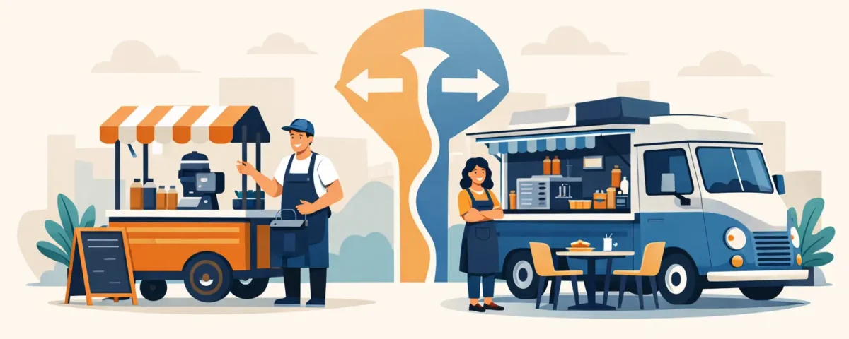 ¿Carrito compacto o unidad completa para emprender?