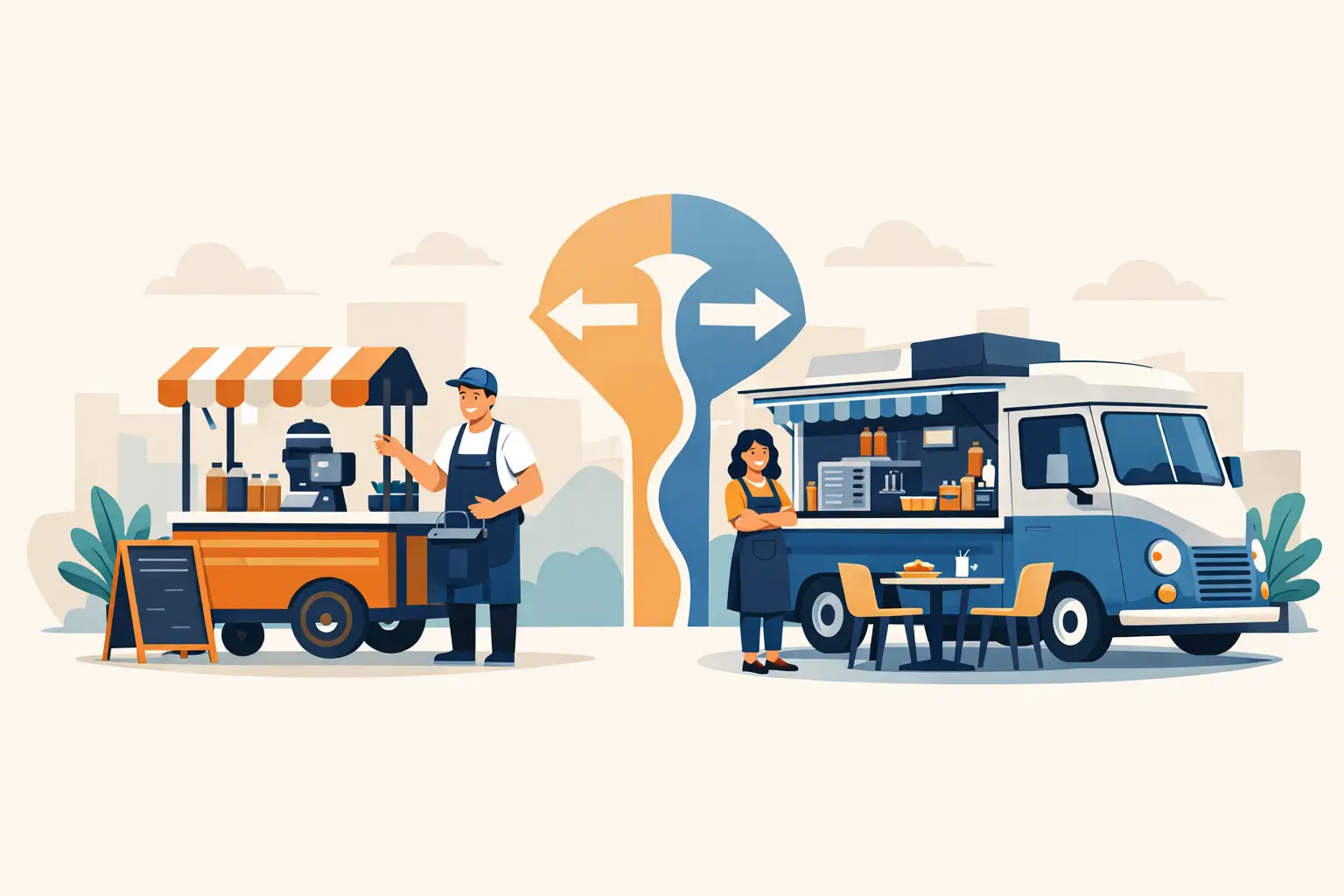 ¿Carrito compacto o unidad completa para emprender?