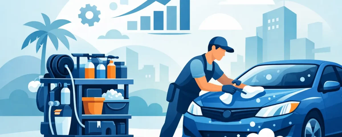 Carritos de autolavado para emprender con ventaja