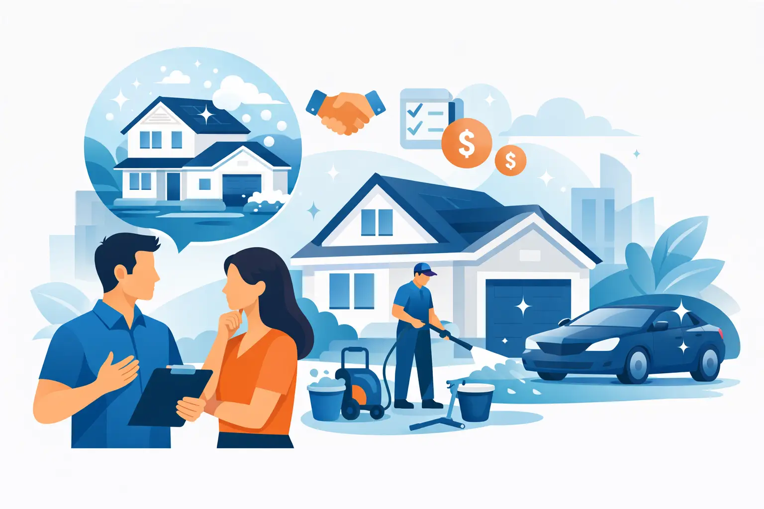 Cómo vender lavado residencial y ganar clientes