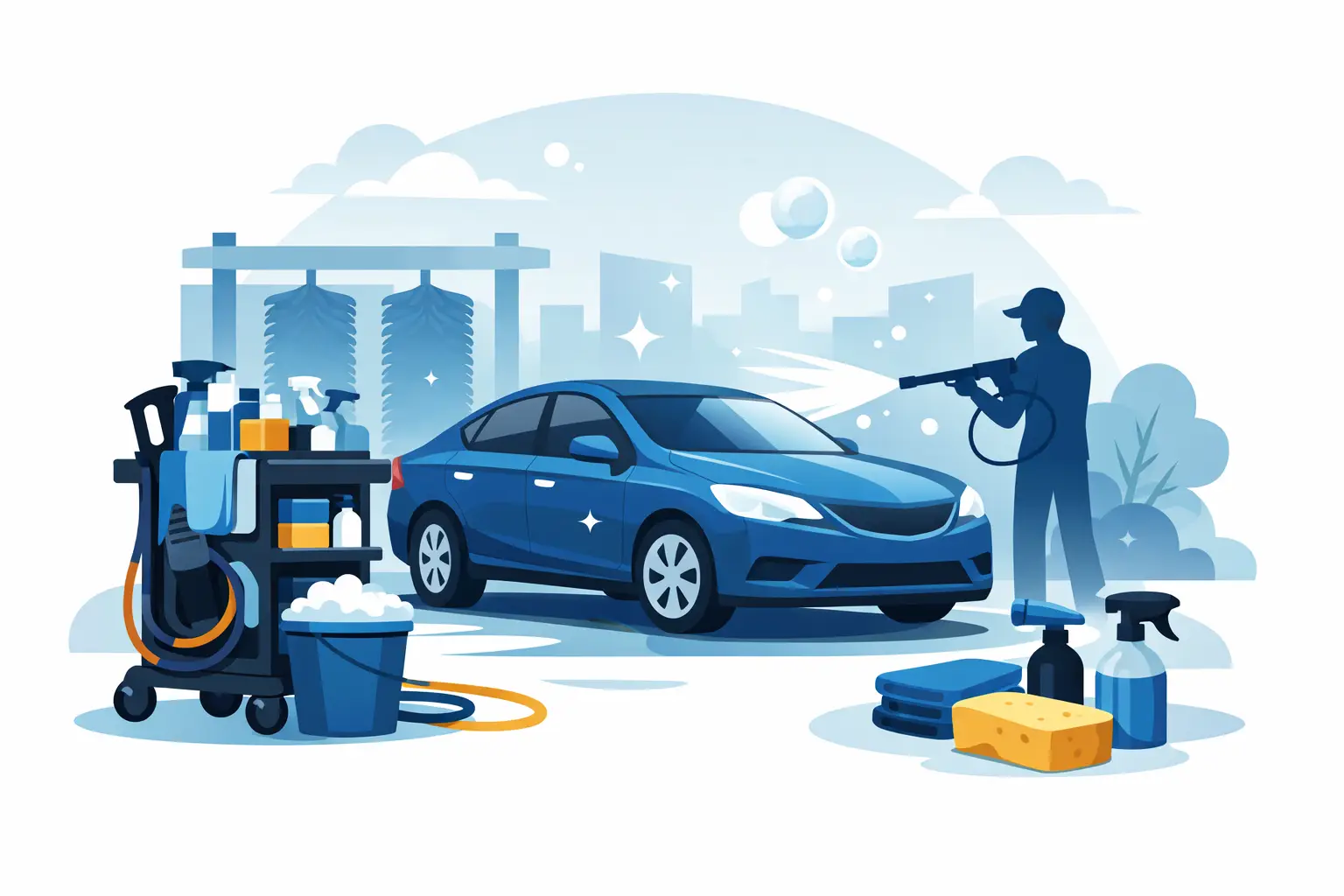 Guía para comprar carrito de auto lavado