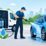 Cómo reducir el consumo de agua en autolavado móvil