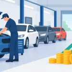 ¿Cuántos autos atender diariamente para ganar?