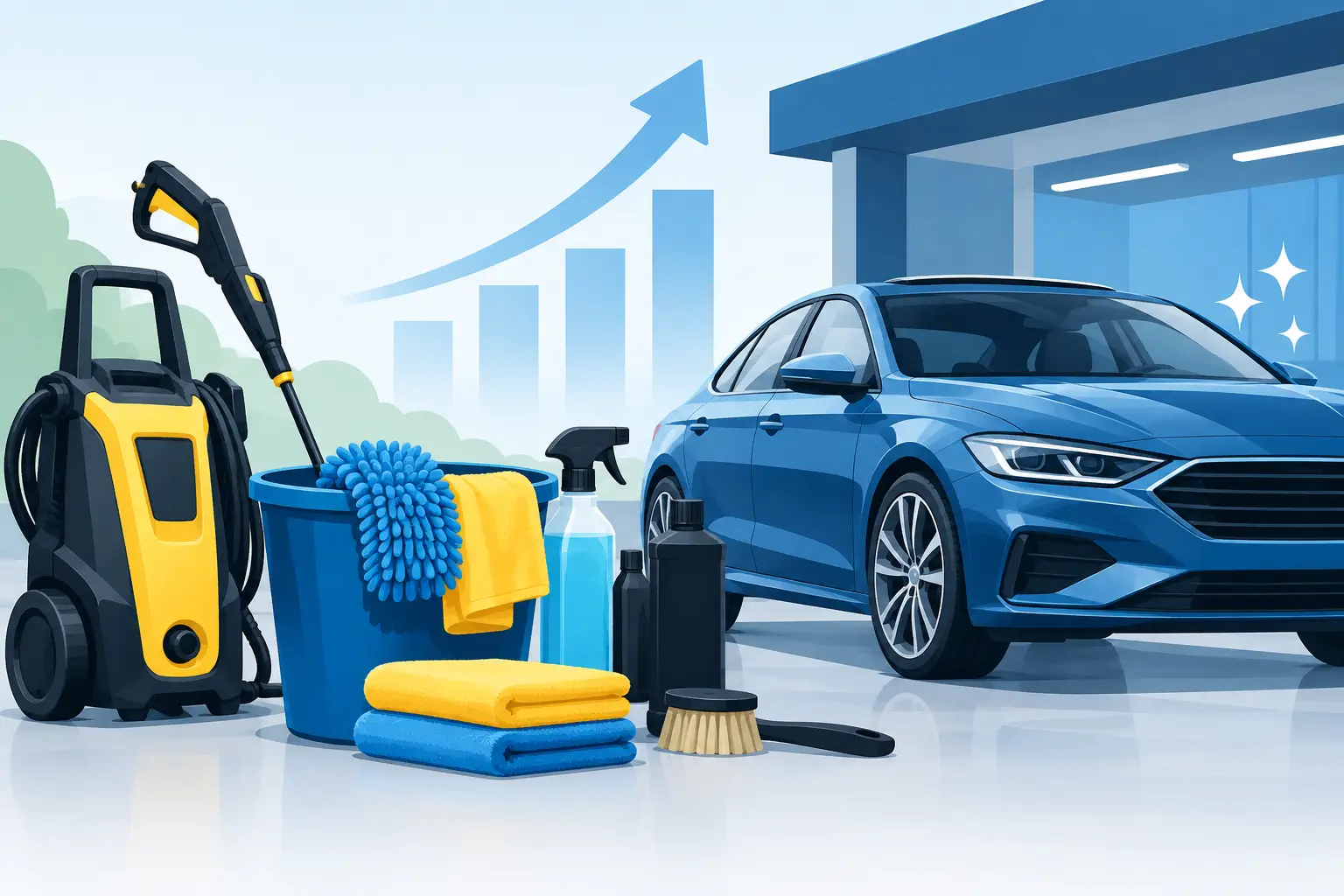Herramientas para lavado profesional rentable